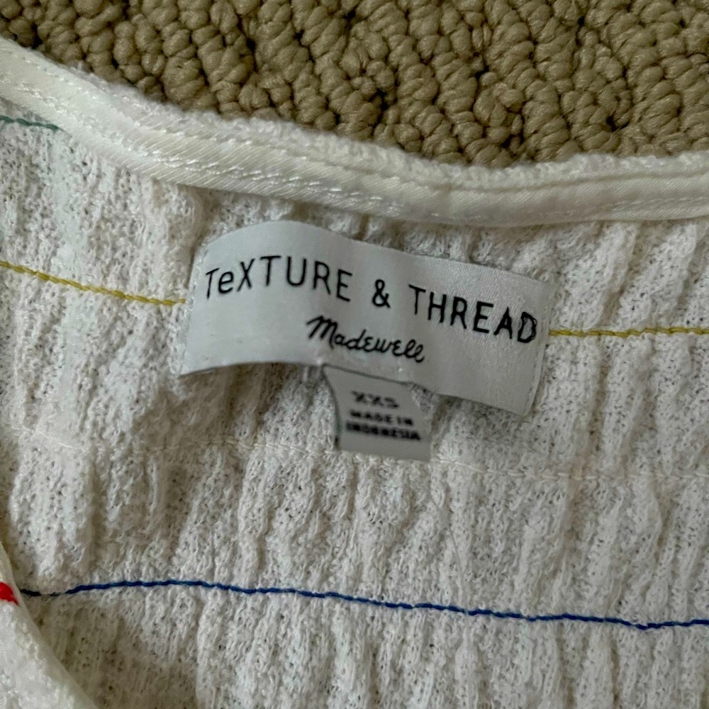 Madewell Texture & Thread Colored Tank Top - Picture 2 of 3